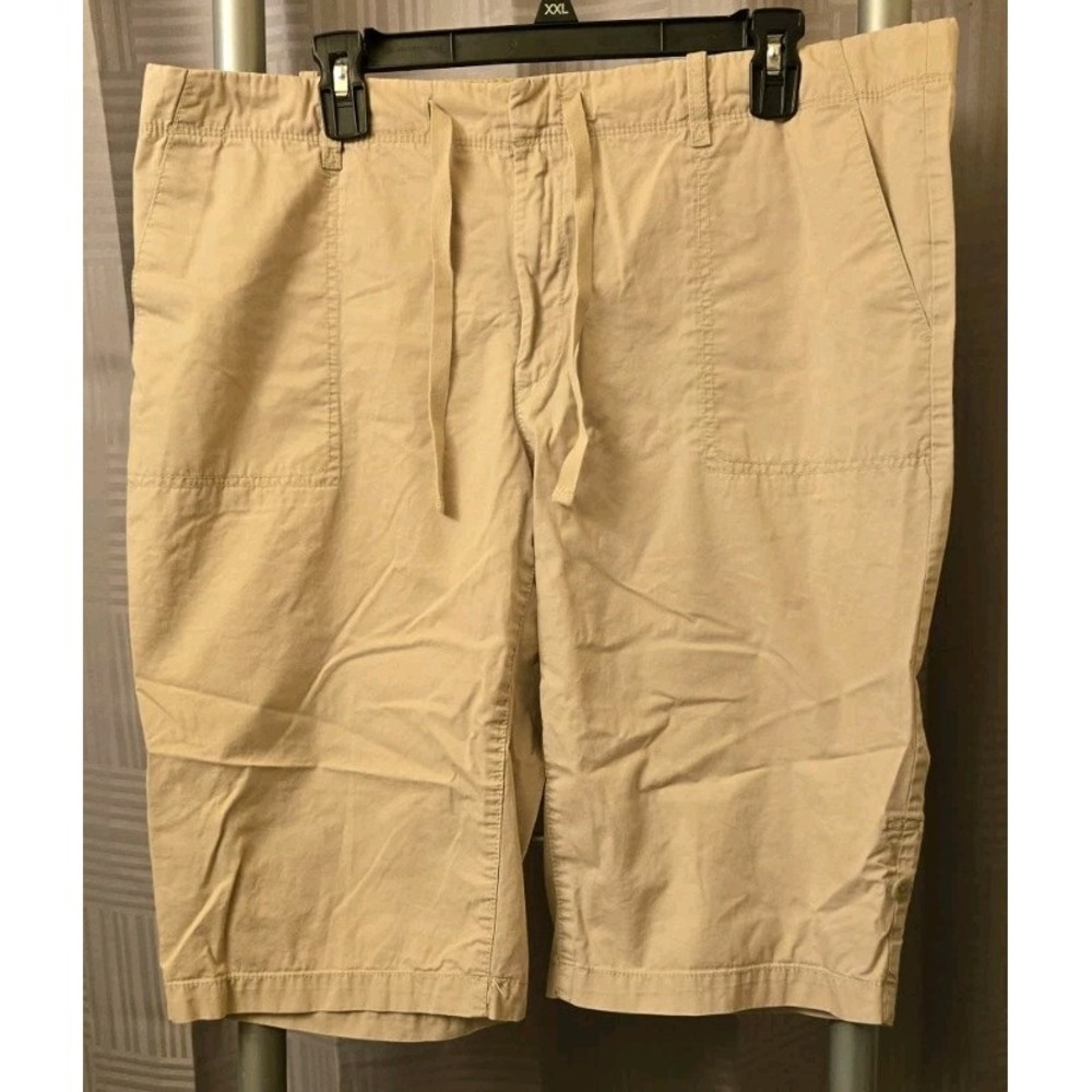 Eddie Bauer Shorts Womens 16 Beige Bermuda Hiking Walking Beach‎ Outdoor